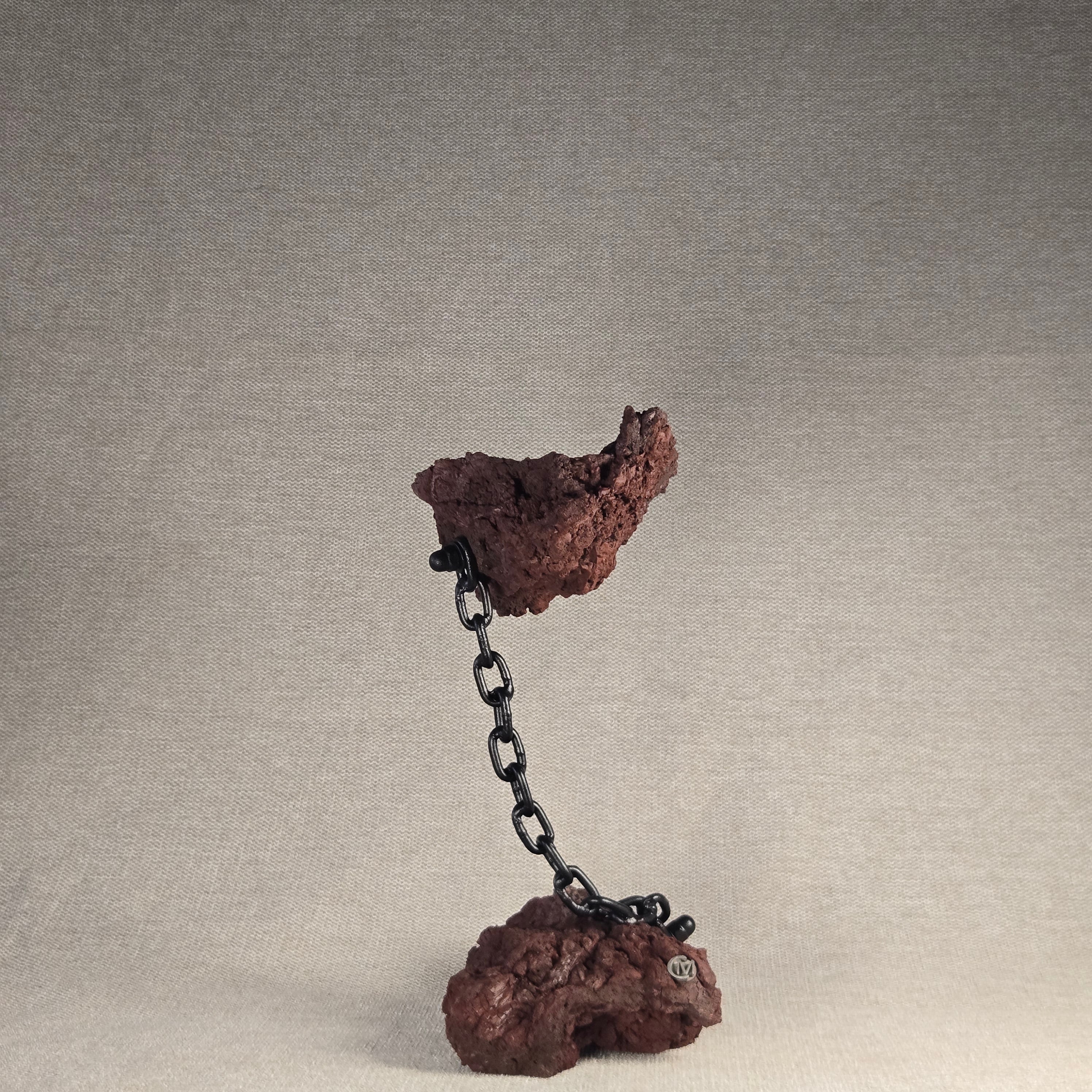 Roche en l'air 017 avec azalée