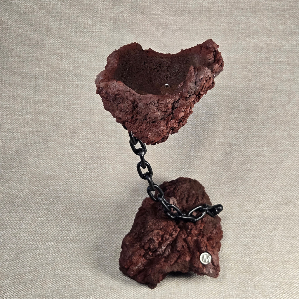 Roche en l'air 017 avec azalée