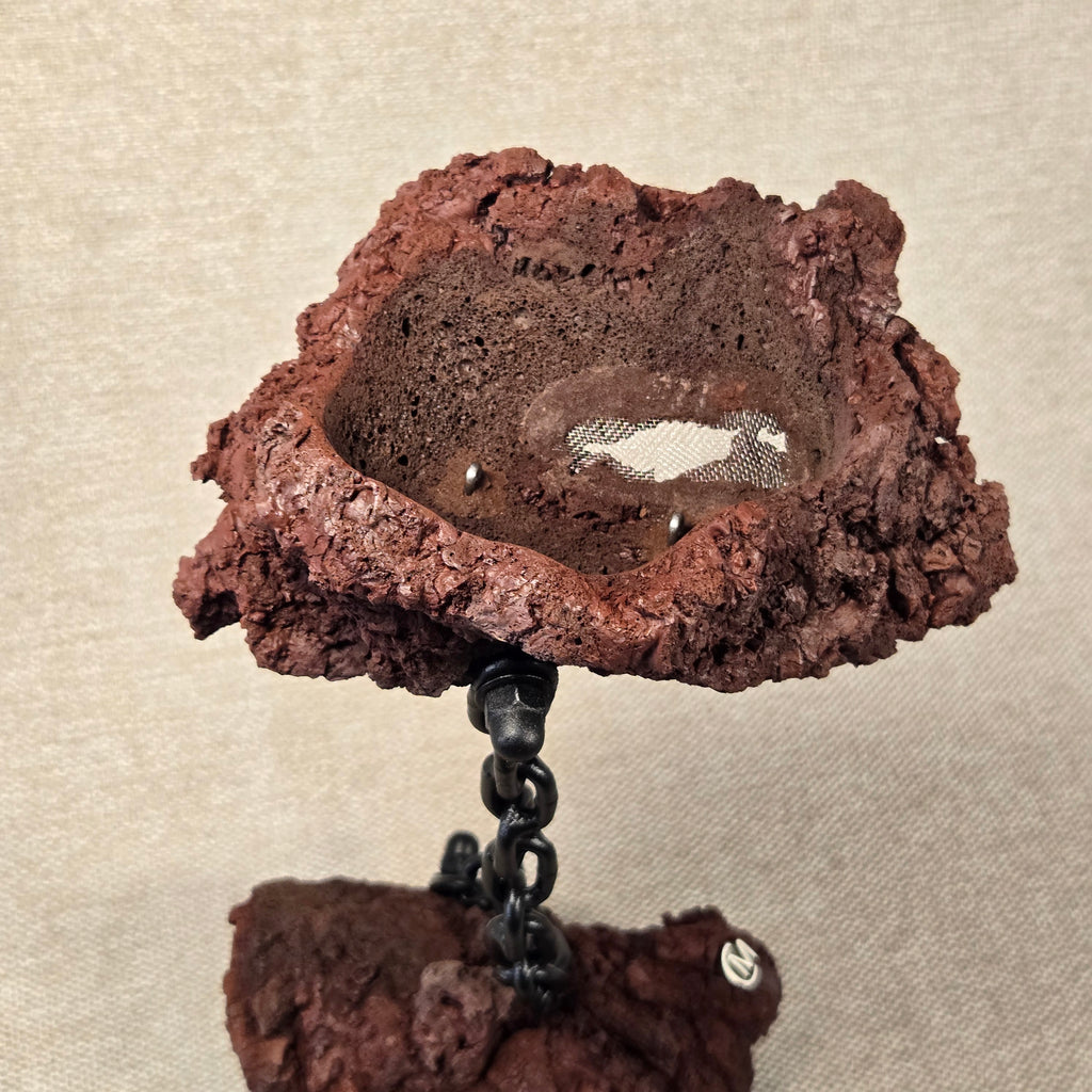 Roche en l'air 017 avec azalée