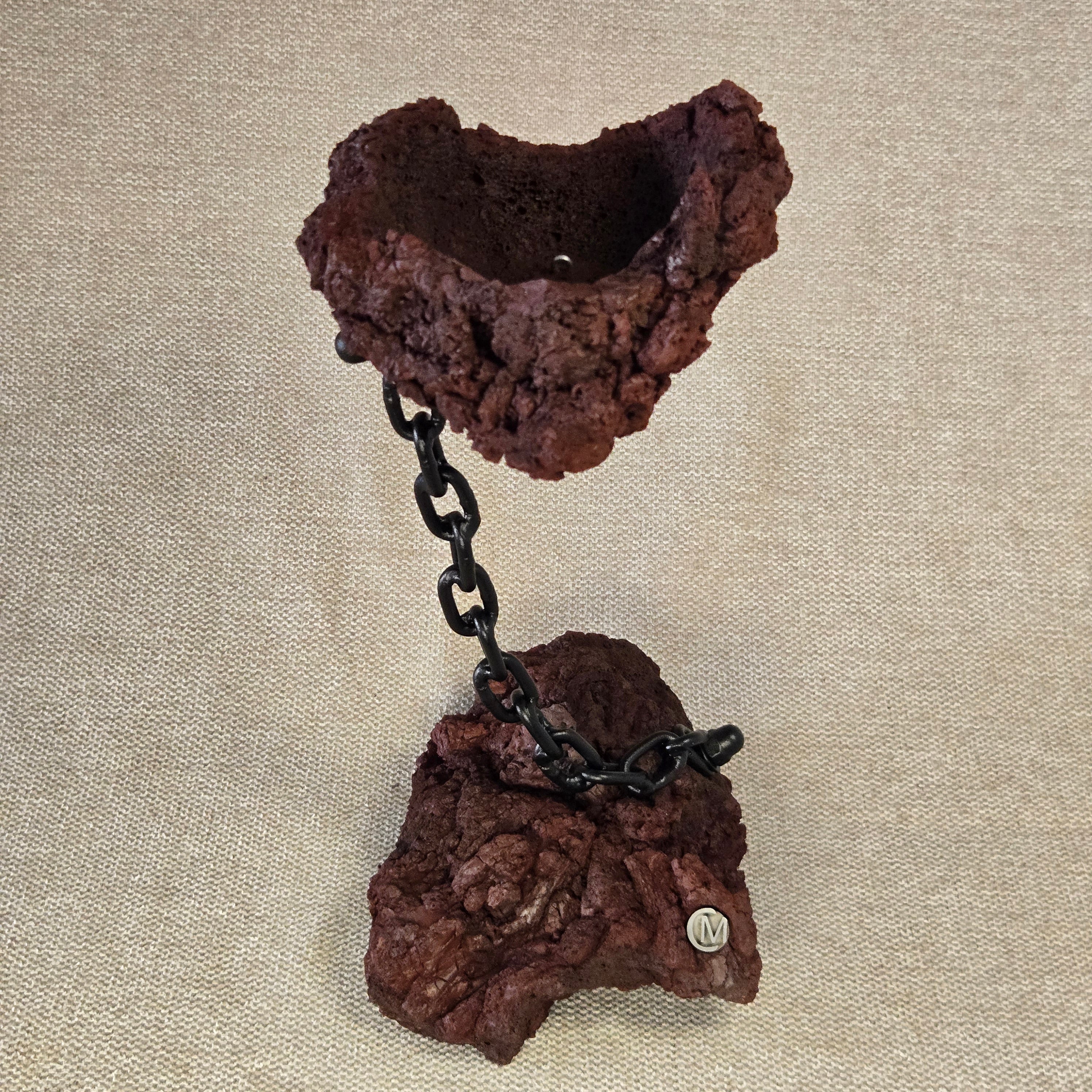 Roche en l'air 017 avec azalée